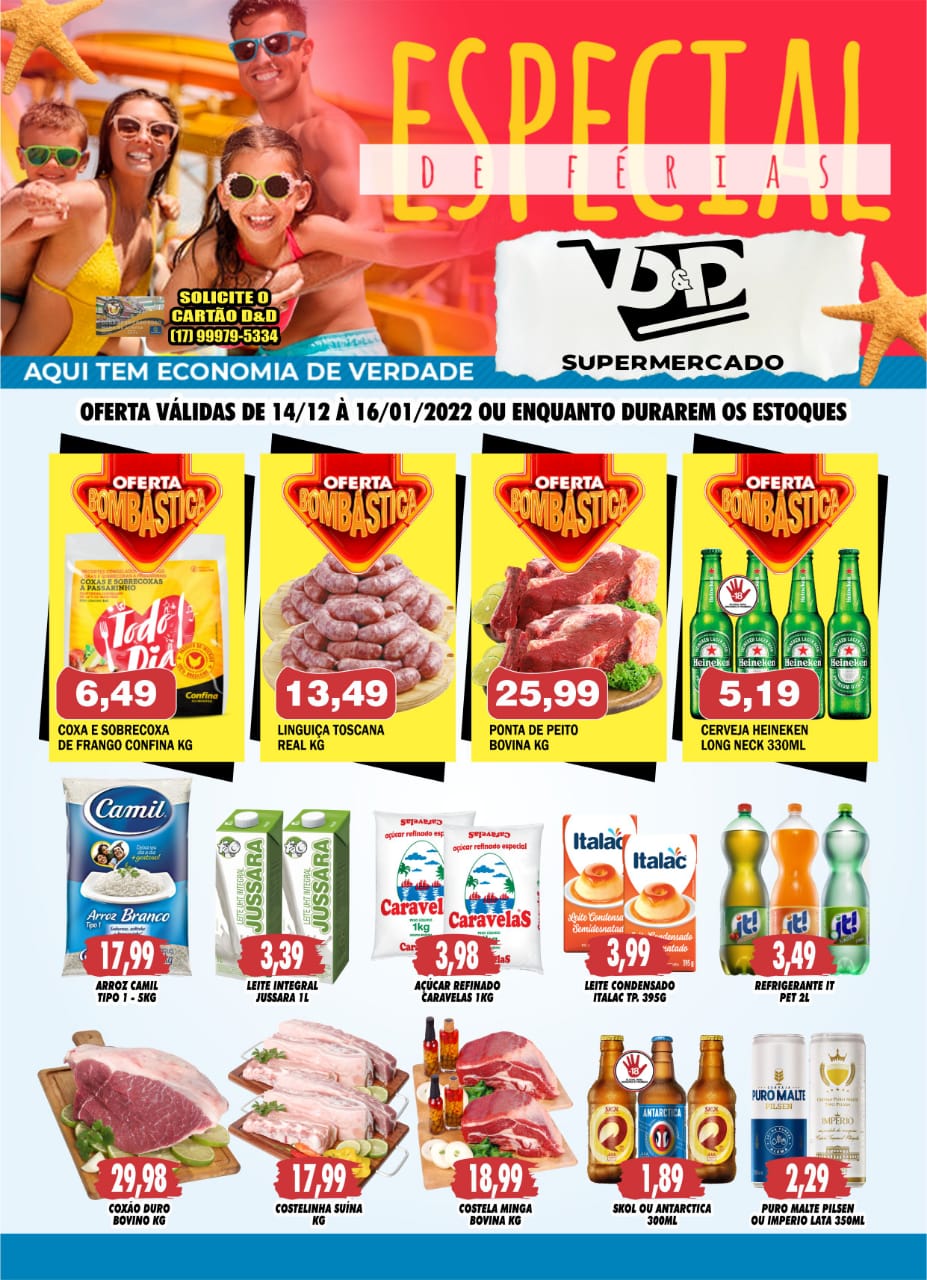 Confira as ofertas para este final de semana do D&D Supermercados