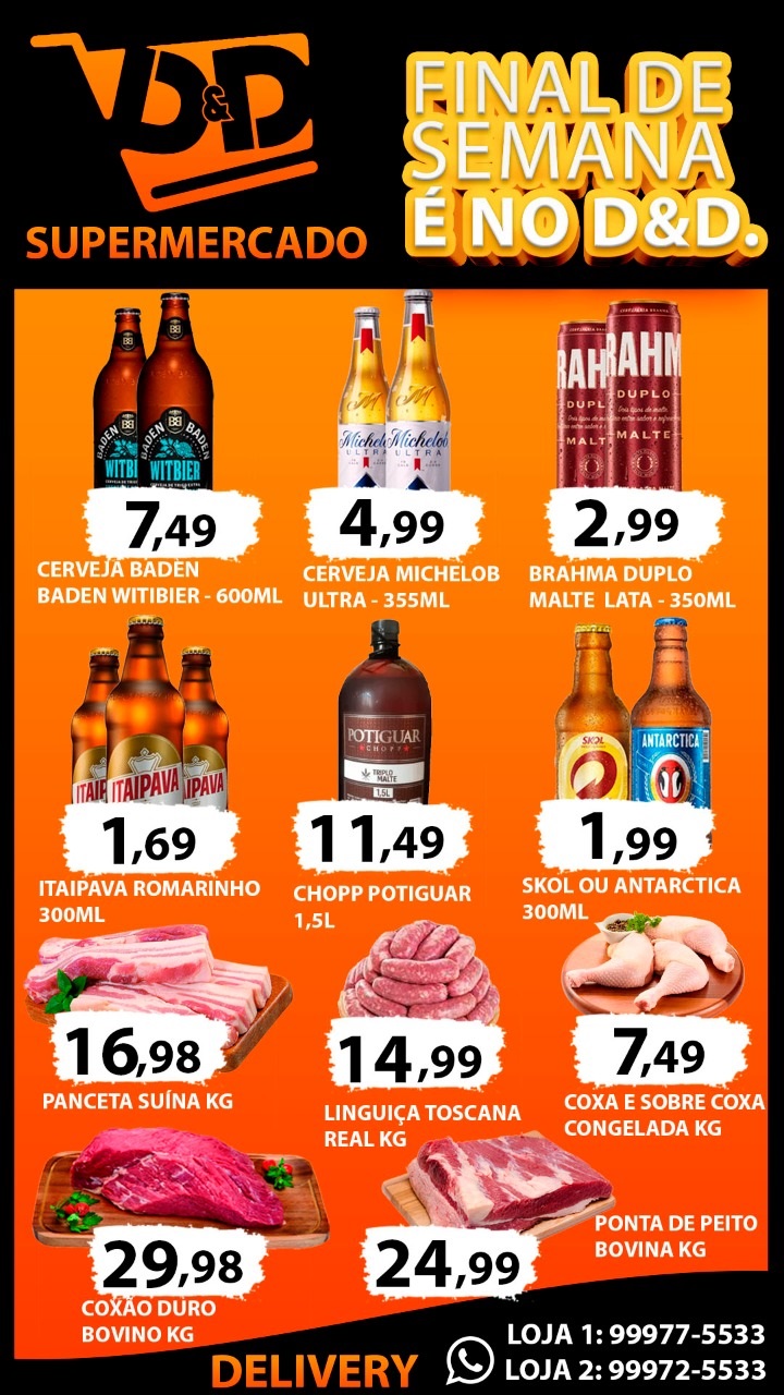 Em Guaíra: Confira as ofertas desde fim de semana do D$D Supermercados