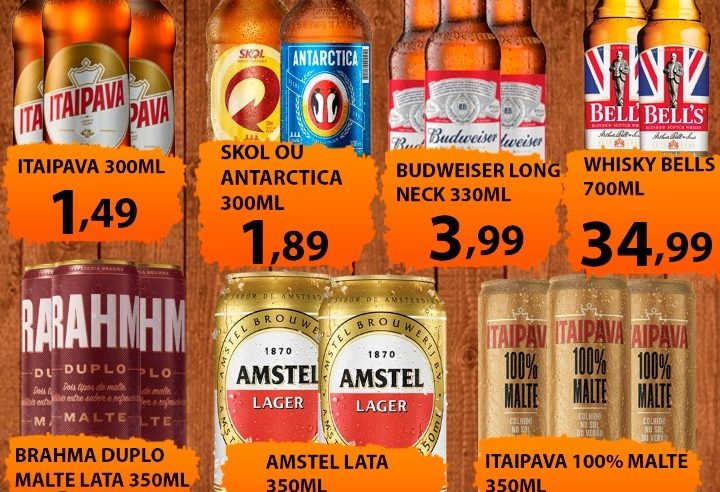 Aproveite as ofertas do Boteco do D&D Supermercados para esta quarta-feira. Imperdíveis!!!