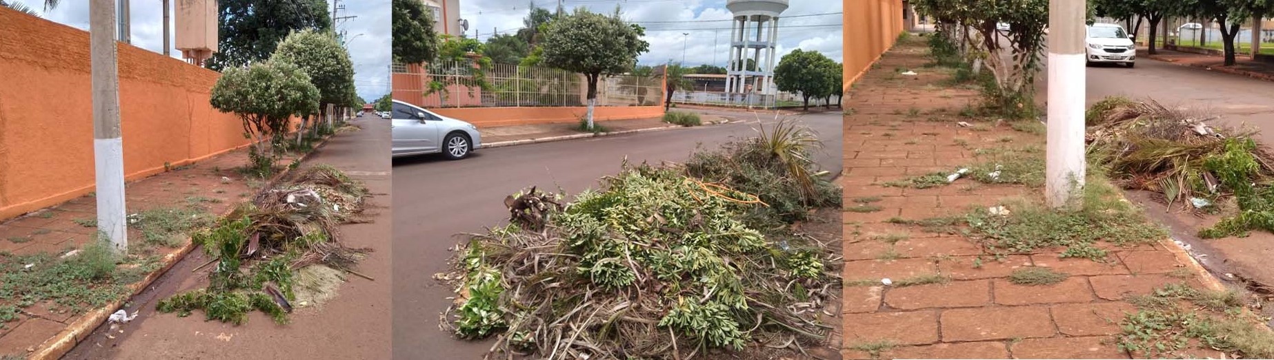 Em Guaira: Com aulas retornando na quarta-feira, 2, população denuncia acumulo de lixo no entorno da Escola Enoch