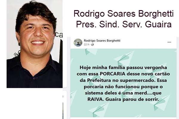 Em Guaíra: Servidores públicos alegam constrangimento com cartão alimentação da Prefeitura