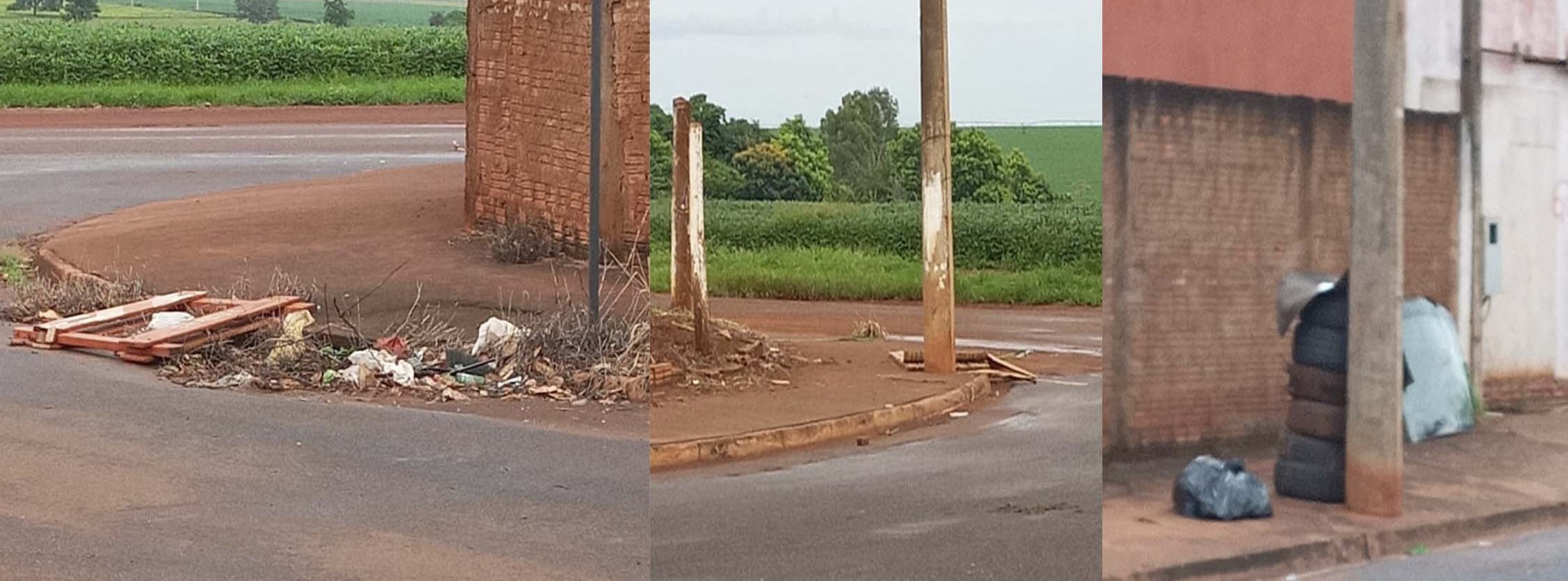 Em Guaíra: Moradores reclamam sobre lixo que se acumula pelas ruas do Bairro Lígia