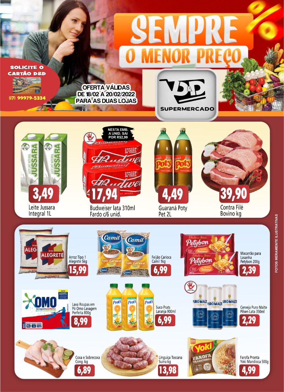 Fim de Semana Baixa Preço no D&D Supermercados!!! Aproveite!!!