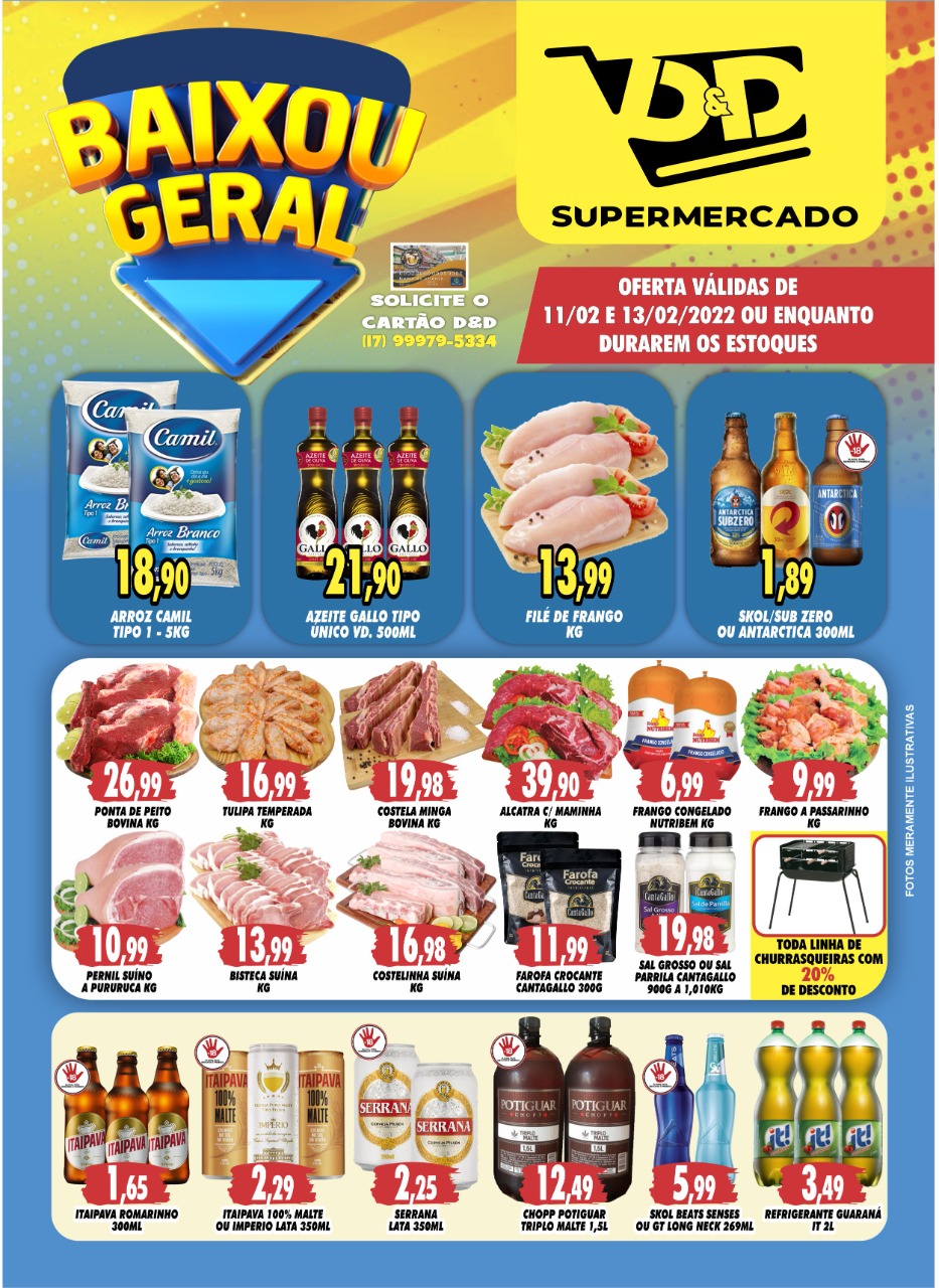 QUE TAL AQUELE CHURRASCO NESTE FINAL DE SEMANA? CONFIRA AS OFERTAS DO D&D SUPERMERCADOS!!!