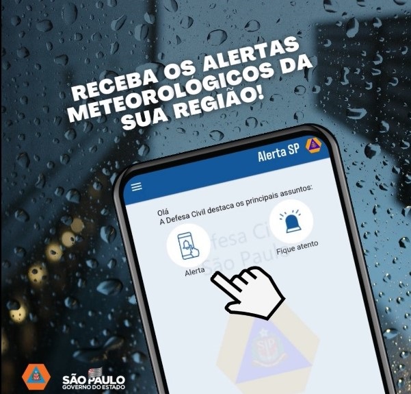 Defesa Civil lança o app AlertaSP