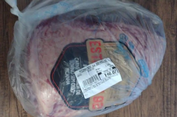 EM GUAÍRA: HOMEM É PRESO EM FLAGRANTE, POR FURTO DE CARNE, EM SUPERMERCADO DA CIDADE