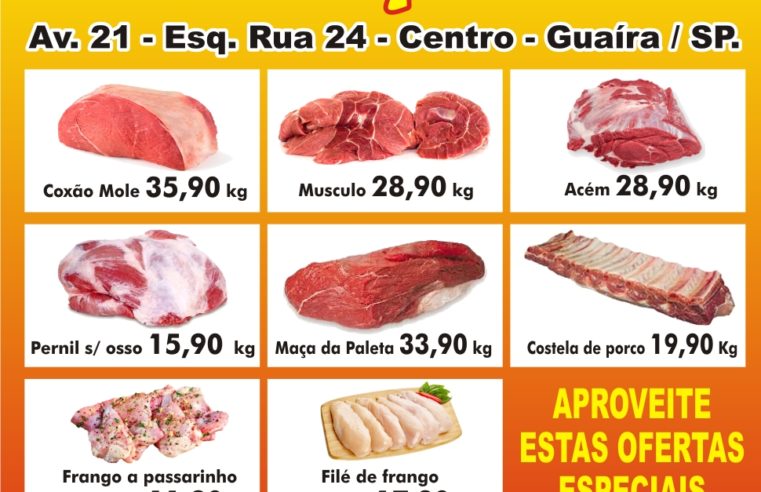 Açougue Tabapuã: Carnes com qualidade com os melhores preços da cidade. Faça economia e reserve o seu assado para o almoço de domingo. Uma delícia!!!