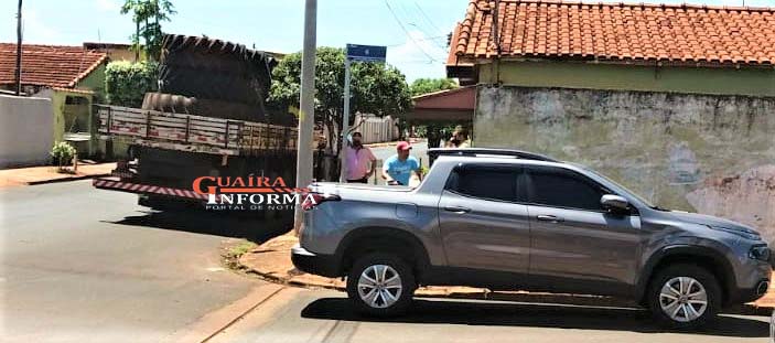 Em Guaíra: Acidente de trânsito no Bairro Bom Jesus