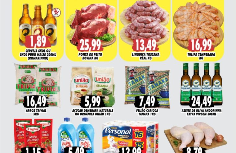 BAIXOU GERAL> CONFIRA ALGUMAS OFERTAS PREPARADAS PELO D&D SUPERMERCADOS PARA O SEU FINAL DE SEMANA!!!