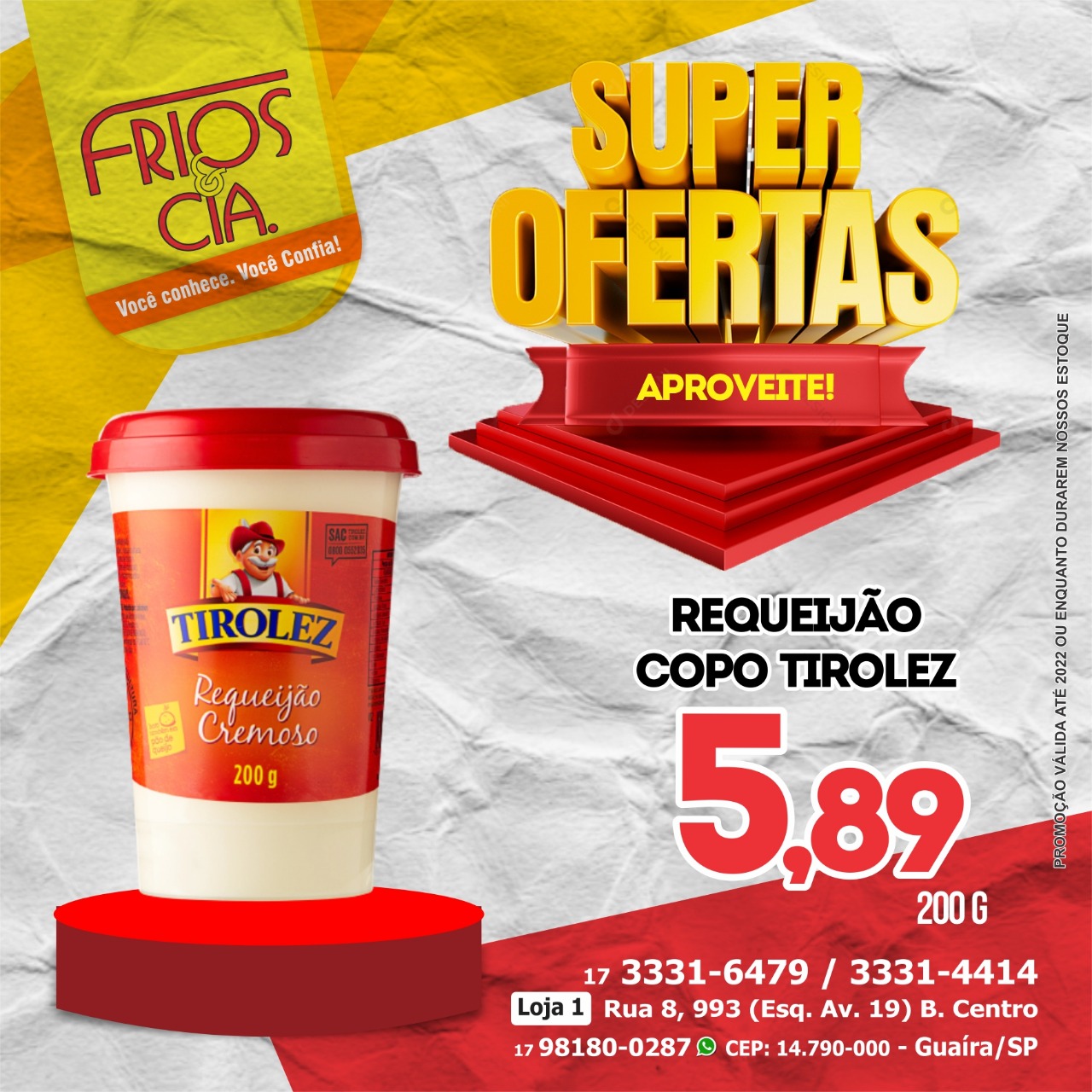 É hora de economizar. Confira as ofertas da semana da Frios & Cia. Preços especiais em todos os setores!!!