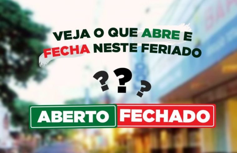 EM GUAÍRA: CONFIRA O QUE ABRE E O QUE FECHA NO SETOR PÚBLICO DO MUNICÍPIO DURANTE O FERIADO PROLONGADO DE TIRADENTES