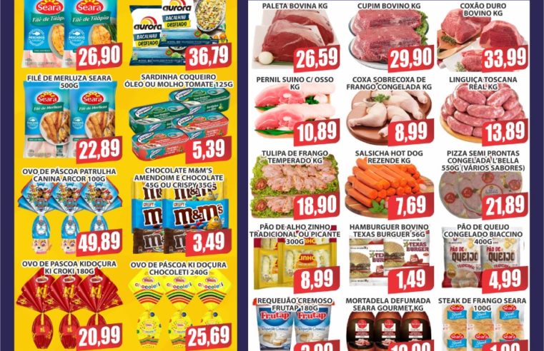 SAIU MAIS UM LISTÃO DE OFERTAS IMBATÍVEIS DO MURAISHI SUPERMERCADO. APROVEITE. PREÇOS BAIXOS EM TODOS OS SETORES!!!