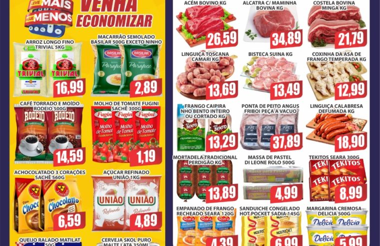 CONFIRA O LISTÃO DE OFERTAS IMBATÍVEIS DO MURAISHI SUPERMERCADO. É MUITO MAIS ECONOMIA!!!