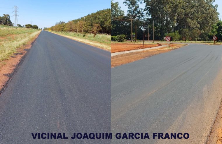 EM GUAÍRA: QUASE CONCLUÍDAS OBRAS DE RECUPERAÇÃO DA VICINAL JOAQUIM GARCIA FRANCO