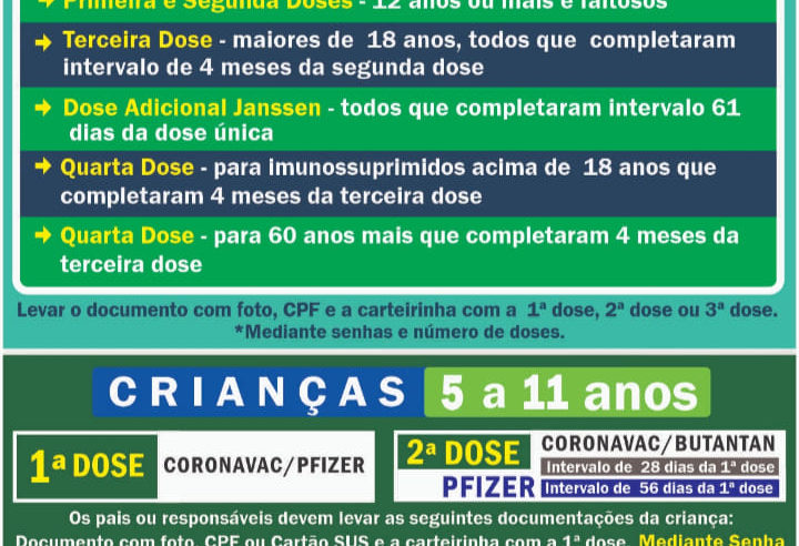 EM BARRETOS: PREFEITURA FECHA CENTRO DE VACINAÇÃO. IMUNIZAÇÃO CONTINUA NOS POSTOS DE SAÚDE