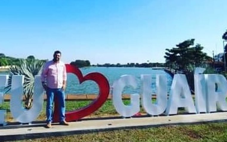 EM GUAÍRA: VEREADOR ANDRÉ GREGORIO INDICA INSTALAÇÃO DE RELÓGIO COM TERMOMETRO JUNTO AO LETREIRO “EU AMO GUAÍRA” NO PARQUE MARACÁ