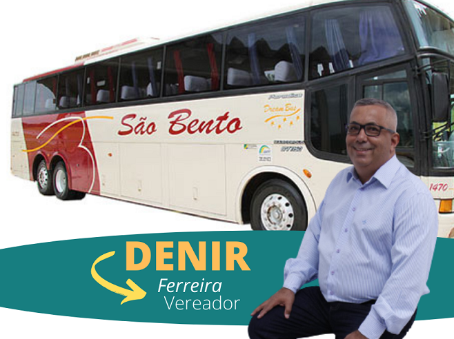 EM GUAÍRA: VEREADOR DENIR SOLICITA AMPLIAÇÃO DE HORÁRIOS DE ÔNIBUS ENTRE GUAÍRA A RIBEIRÃO PRETO