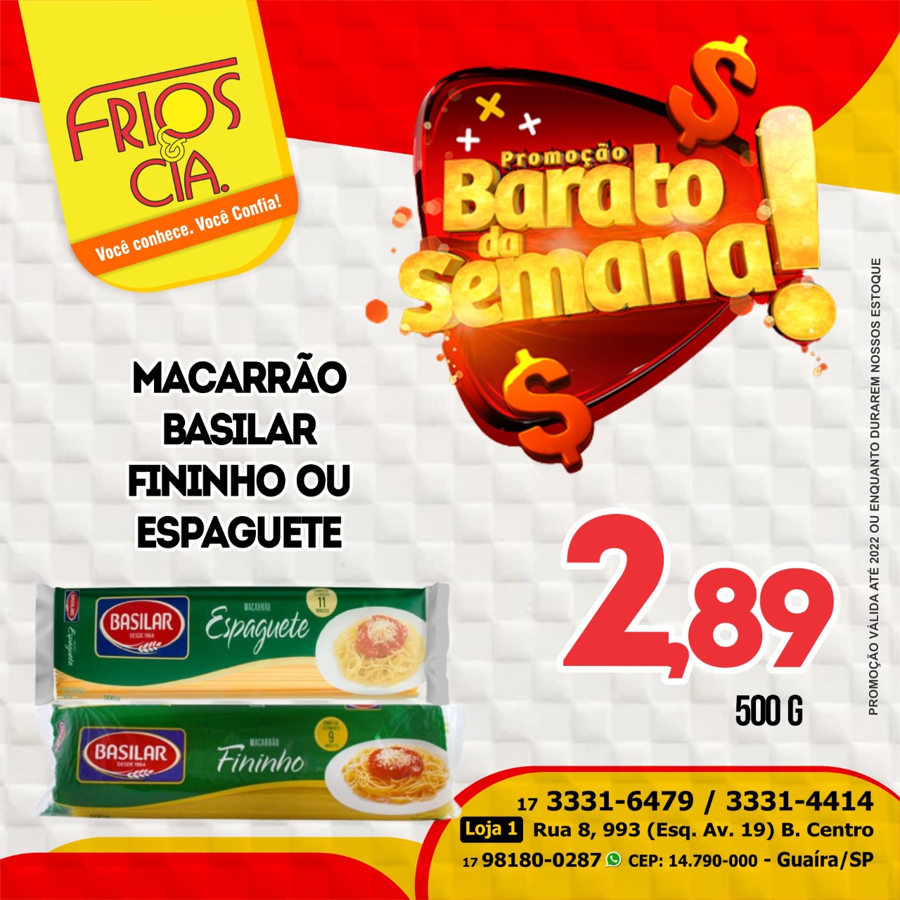 CHEGOU A PROMOÇÃO BARATO DA SEMANA DA FRIOS & CIA DE GUAÍRA. CONFIRA OS PREÇOS. APROVEITE!!!