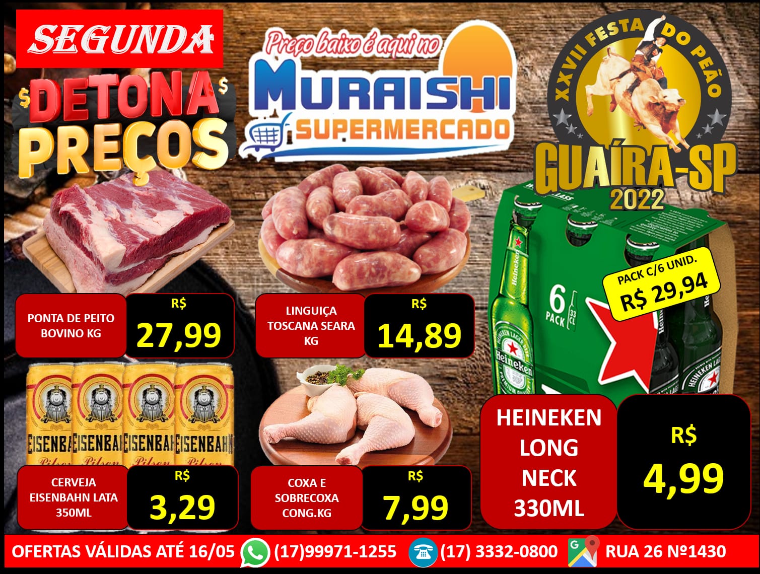 SEGUNDOU EM CLIMA DE FESTA DO PEÃO NO MURAISHI SUPERMERCADO!!!