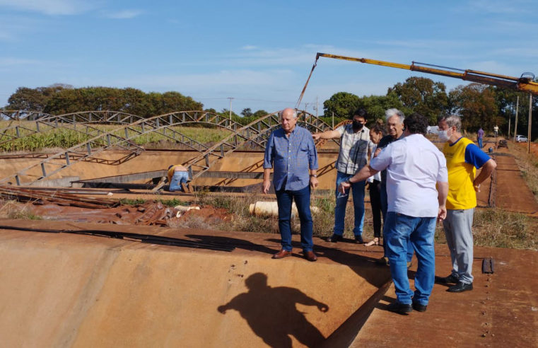 EM GUAÍRA: ADMINSTRAÇÃO DÁ SEQUENCIA AS OBRAS PARA CONCLUSÃO DA ESTAÇÃO DE TRATAMENTO DE ESGOTO