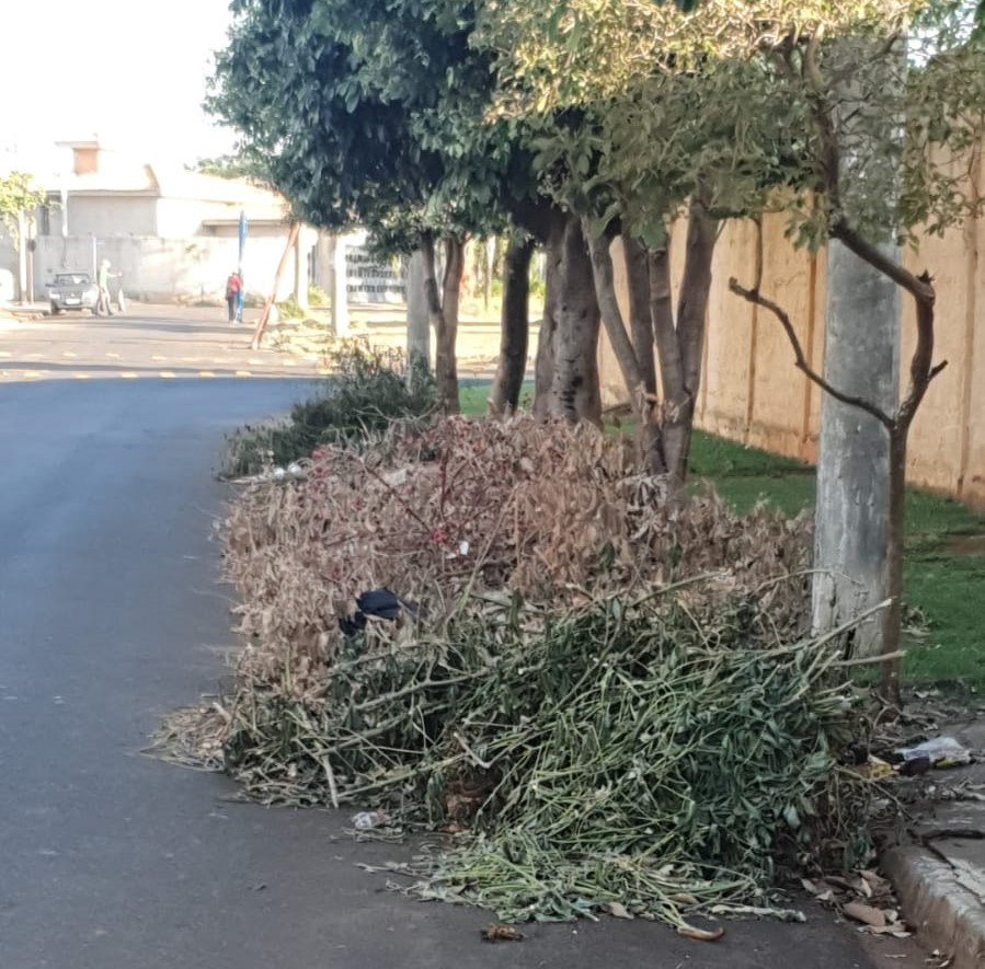 EM GUAÍRA: MORADORES DO PALMARES RECLAMAM DO LIXO ACUMULADO NAS RUAS DO BAIRRO