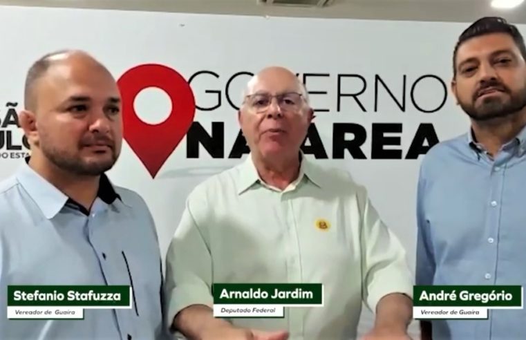 EM GUAÍRA: AO LADO DOS VEREADORES ANDRÉ GREGÓRIO E STEFANIO STAFUZZA, DEPUTADO ARNALDO JARDIM GRAVA VÍDEO SOBRE ESTRADA GUAÍRA A MORRO AGUDO