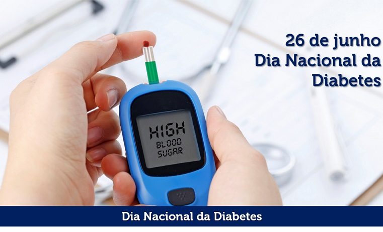 26 DE JUNHO: DIA NACIONAL DO DIABETES: PACIENTES BUSCAM QUALIDADE DE VIDA. CONTROLE DA DOENÇA EXIGE ALIMENTAÇÃO SAUDÁVEL E ACOMPANHAMENTO MÉDICO