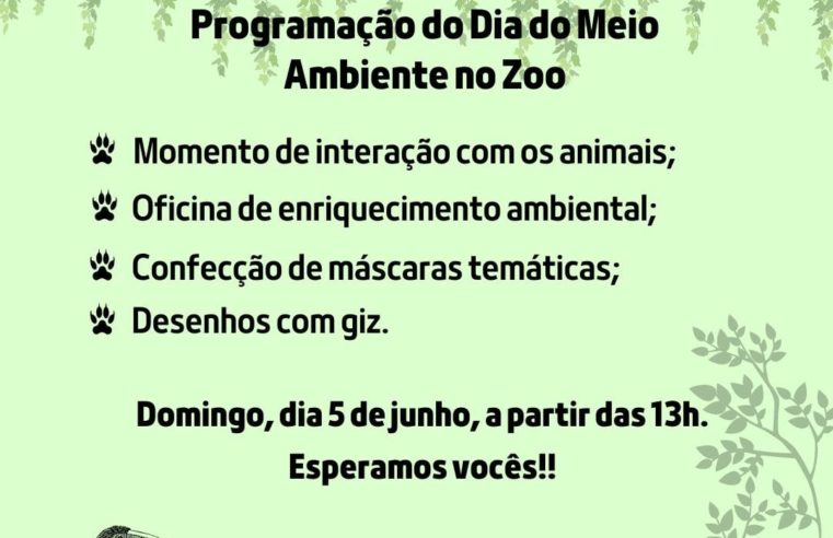 EM GUAÍRA: PREFEITURA PREPARA ATIVIDADES NO ZOO MUNICIPAL EM COMEMORAÇÃO AO DIA MUNDIAL DO MEIO AMBIENTE