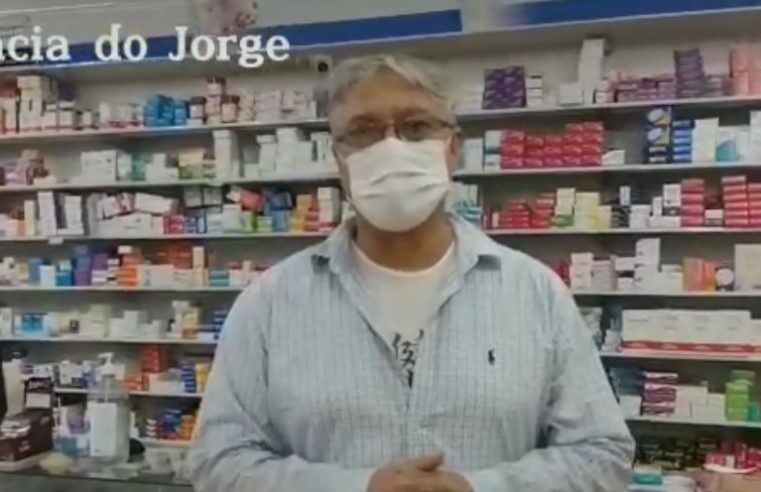 EM GUAÍRA: EM VÍDEO, FARMACÊUTICO JORGE UATANABI, DA FARMÁCIA DO JORGE, ALERTA PARA RISCOS DA BAIXA VACINAÇÃO CONTRA COVID E GRIPE NO MUNICÍPIO