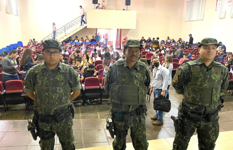 EM MIGUELÓPOLIS: NA SEMANA DO MEIO AMBIENTE ETEC RECEBE A POLÍCIA AMBIENTAL PARA PALESTRA