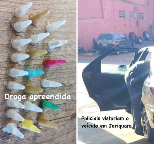 EM JERIQUARA: MIGUELOPENSE É PRESO POR TRÁFICO DE DROGAS