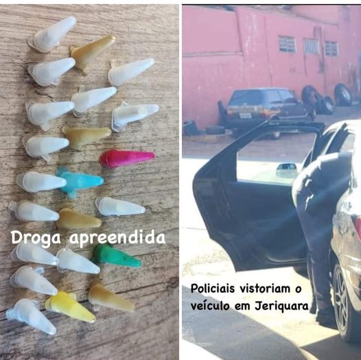 EM JERIQUARA: MIGUELOPENSE É PRESO POR TRÁFICO DE DROGAS