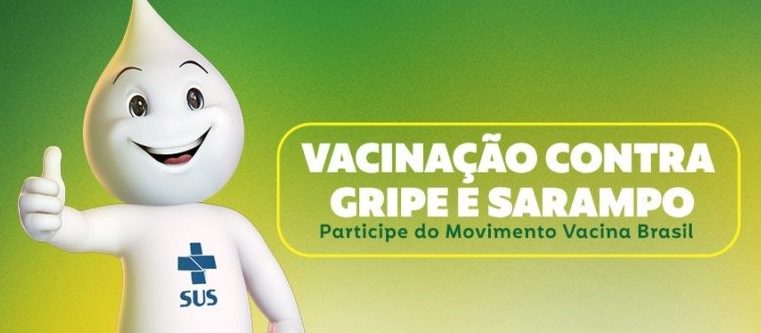 EM GUAÍRA: CAMPANHA DE VACINA CONTRA GRIPE E SARAMPO É PRORROGADA ATÉ DIA 24