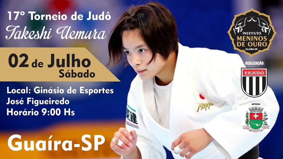 EM GUAÍRA: NESTE SÁBADO, 2, ACONTECE MAIS UMA EDIÇÃO DO TORNEIO DE JUDÔ TAKESHI UEMURA