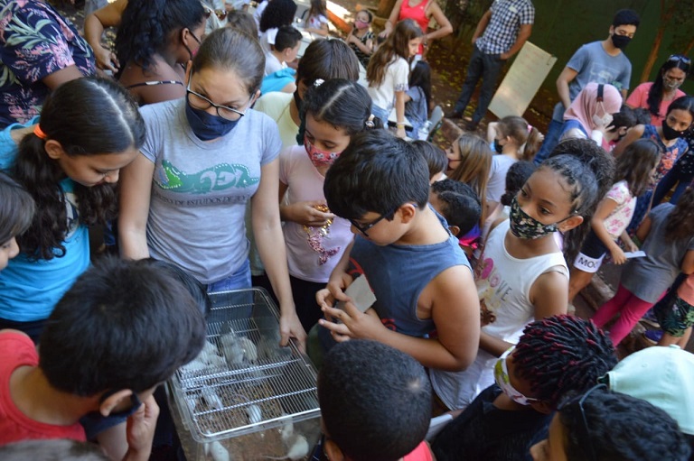 EM GUAÍRA: ZOOLÓGICO MUNICIPAL RECEBE DEZENAS DE CRIANÇAS NESTE DIA MUNDIAL DO MEIO AMBIENTE