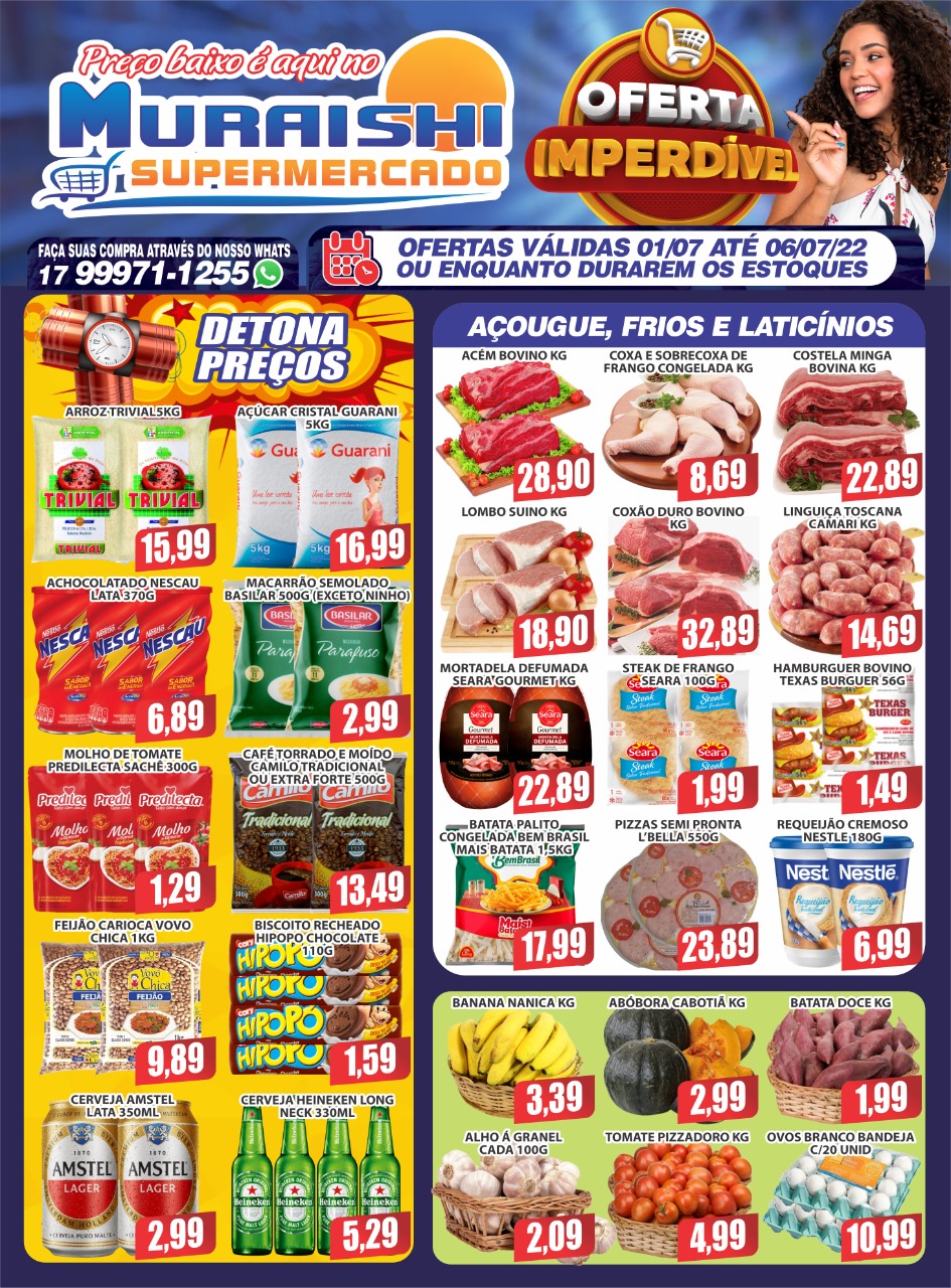 CONFIRA O MEGA LISTÃO DE OFERTAS DO MURAISHI SUPERMERCADO. IMPERDÍVEL!!!