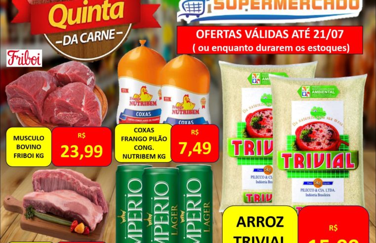 CHEGOU A QUINTA DAS CARNES NO MURAISHI SUPERMERCADO. APROVEITE. PREÇOS ESPECIAIS!!!