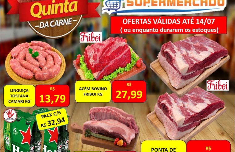 CHEGOU A QUINTA DAS CARNES NO MURAISHI SUPERMERCADO. APROVEITE!!!