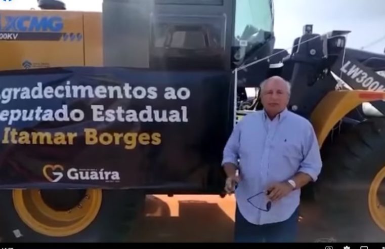 EM GUAÍRA: ADMINISTRAÇÃO DEVE FAZER CARREATA NESTE SÁBADO PARA EXIBIR VEÍCULOS E MAQUINÁRIOS CEDIDOS PELO GOVERNO DO ESTADO