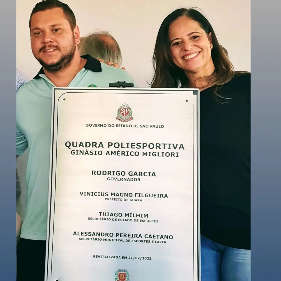 EM GUARÁ: ELIANA MARACÁ PARTICIPA DA REINAGURAÇÃO DE GINÁSIO POLIESPORTIVO DO MUNICÍPIO