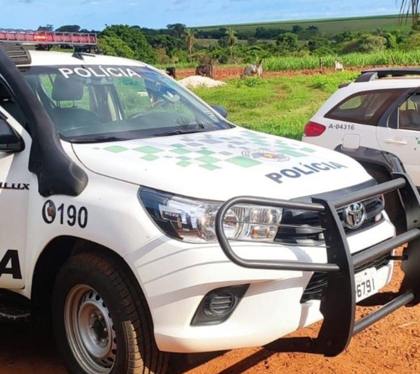 EM BARRETOS: POLÍCIA AMBIENTAL APREENDE CAMINHÃO MADEIRA ILEGAL