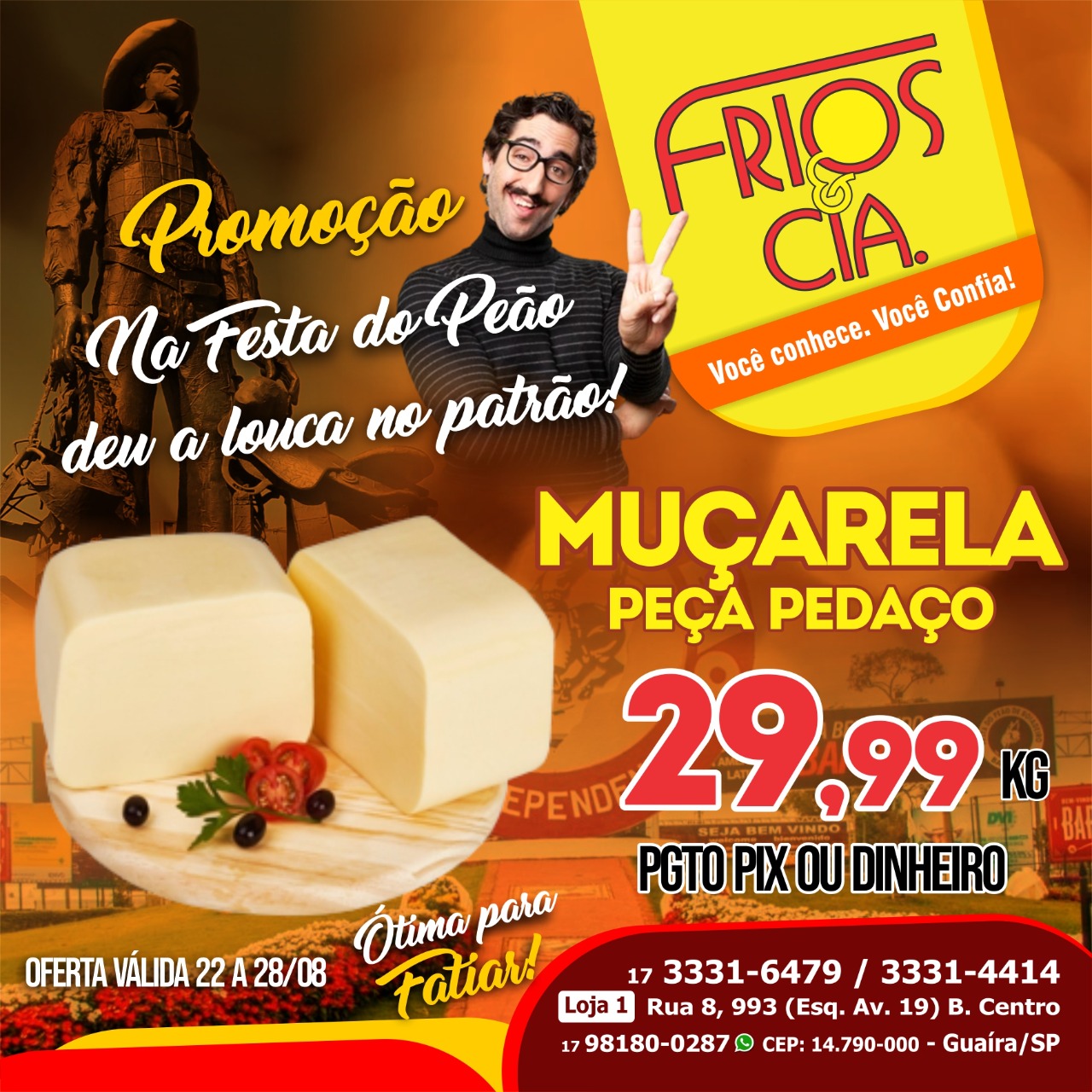 DEU A LOUCA NO PATRÃO NA FRIOS & CIA DE GUAÍRA. CONFIRA AS OFERTAS ESPECIAIS!!!