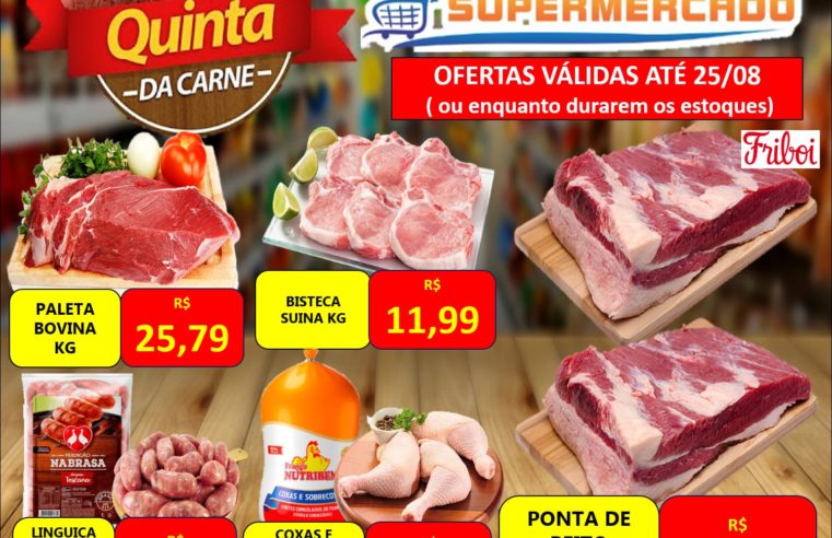 QUINTA DAS CARNES NO MURAISHI SUPERMERCADO. OFERTAS VÁLIDAS SOMENTE PARA ESTA QUINTA-FEIRA. APROVEITE!!!