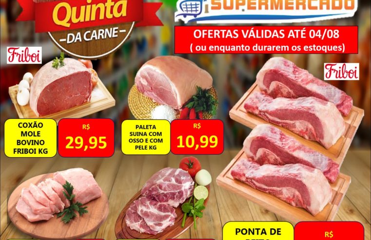 QUINTA DAS CARNES NO MURAISHI SUPERMERCADO. AS OFERTAS ESTÃO INCRÍVEIS. APROVEITE!!!