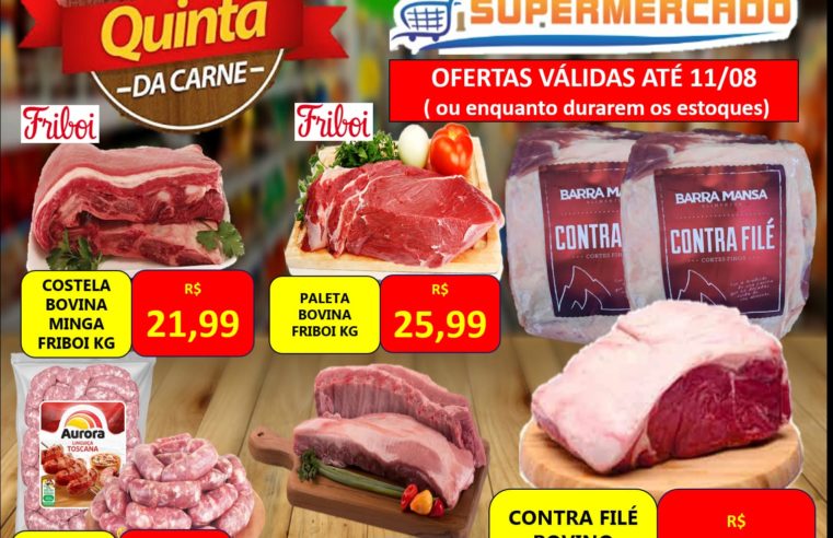 CHEGOU A QUINTA DAS CARNES NO MURAISHI SUPERMERCADO. PREÇOS INCRÍVEIS. APROVEITE!!!