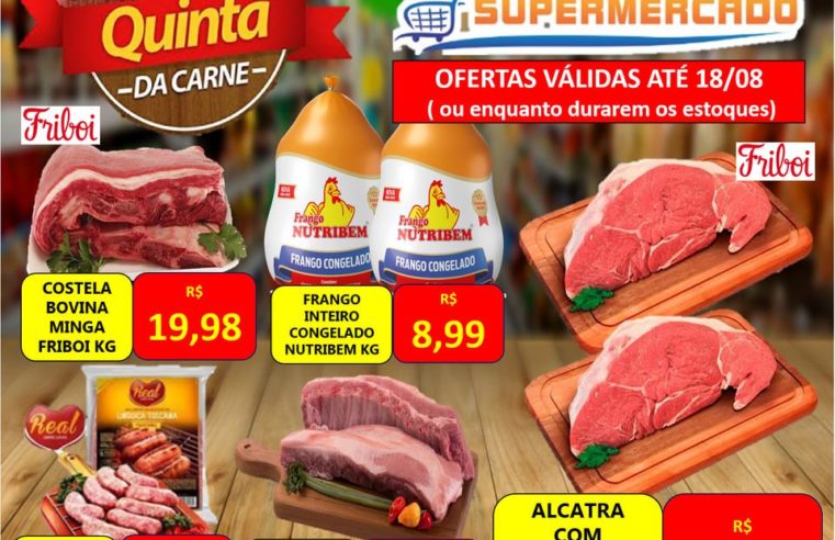 QUINTA DAS CARNES COM PREÇOS ESPECIAIS NO MURAISHI SUPERMERCADO. APROVEITE!!!