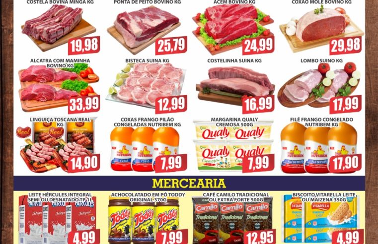 FIM DE SEMANA IMBATÍVEL, COM OFERTAS IMPERDÍVEIS DO MURAISHI SUPERMERCADO. APROVEITE!!!