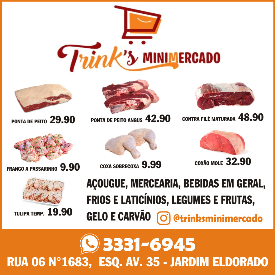 CONFIRA AS OFERTAS ESPECIAIS PARA O DIA DOS PAIS NO TRINK´S MINIMERCADO. ECONOMIA DE VERDADE. APROVEITE!!!