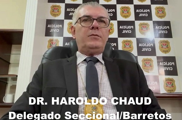 EM VIDEO, DR. HAROLDO CHAUD FALA DA IMPORTÂNCIA DA CHEGADA DAS NOVAS VIATURAS PARA DELEGACIA SECCIONAL