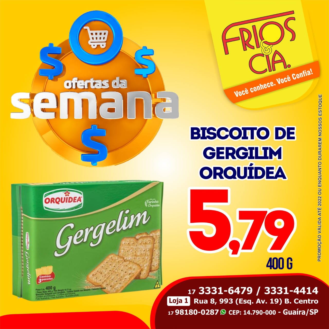 SAIU O LISTÃO DAS OFERTAS DA SEMANA DA FRIOS & CIA DE GUAÍRA. APROVEITE. ESTÁ FANTÁSTICO!!!